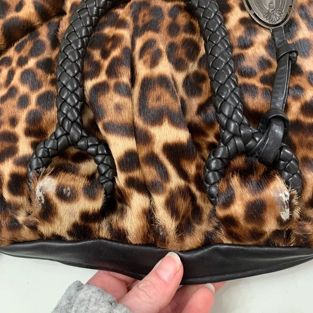 EliE Tahari pony hair handbag - Picture 5 of 7